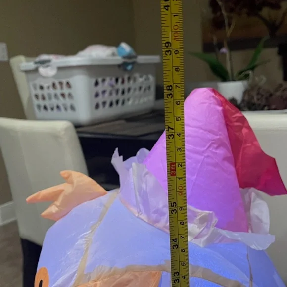 Paw Patrol Skye Inflatable Dog Halloween Decoration with Pumpkin - Picture 2 of 4